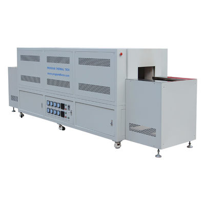 उच्च एल्यूमीनियम 1500 सिरेमिक फाइबर बोर्ड कक्ष के साथ 500C 120L जाल बेल्ट सुखाने की भट्ठी